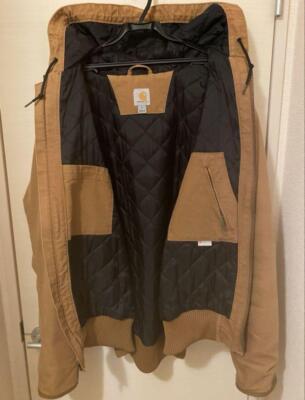 Carhartt Active Jacket Brown Cotton Size XL Used From Japan