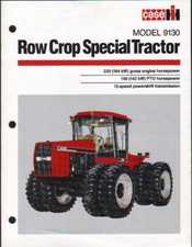 CASE IH "Model 9130" Row Crop Special Articulated Tractor Brochure Leaflet