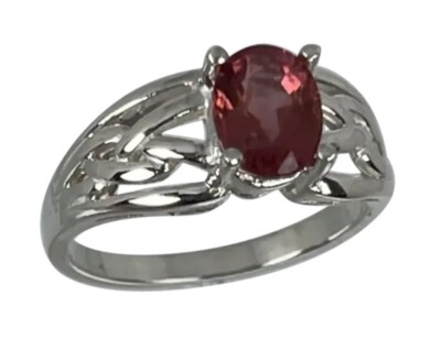 14 Karat rosa Turmalin Ring, weiß, gelb, Roségold, kostenlose Größen, USA
