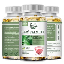 Saw Palmetto Extract 1000mg  120 Capsules  Prostate Supplement  For Adult