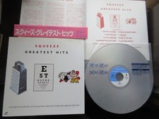 Squeeze Greatest Hits Japan Laserdisc w OBI POLM-1002 Difford Tilbrook Laser LD