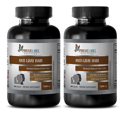 Horse tail Hair - ANTI GRAY HAIR FORMULA - immune support therapy - 2 Bottles