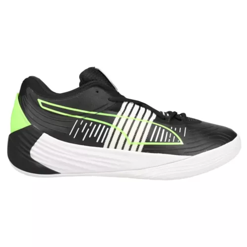 New Mens Puma Fusion Nitro 377536-01 Black Basketball Shoes Sneakers Size 9.5