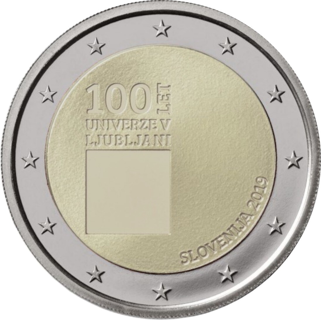Slovénie 2019 Euros Commémoratifs Université De Ljubljana