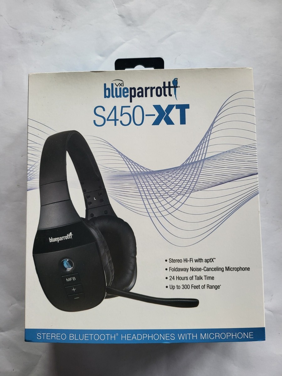 VXI Blue Parrot Headphones S450-XT Wireless Noise Cancelling with