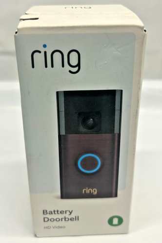 Ring Battery Doorbell HD Video- (2024 Release) Venetian Bronze *New