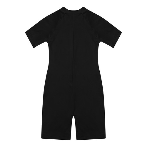 Kids Girls One Piece Short Sleeves Rash Guard Shorty Unitard Swimsuits Beachwear - Picture 54 of 74