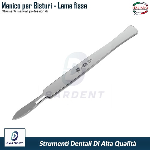 Dentale Manico Bisturi fissa lama Tessuto Taglio Veterinario Chirurgiche Lame - Foto 4 di 7