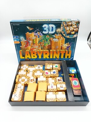 Ravensburger - Brettspiel - Labyrinth 3D - 2019 - Vollständig - S. Beschreibung
