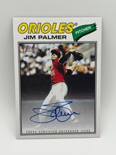 2026 Topps Heritage Jim Palmer Real One Autographs #77RO-JP Orioles Baseball HOF