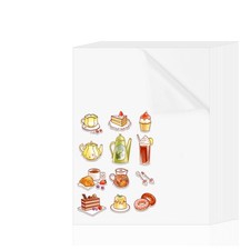 50 Sheets Frosted Waterproof Printable Vinyl Sticker for Inkjet Printer Las...
