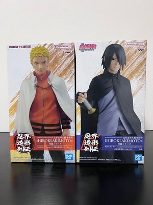 NARUTO 72 Series Naruto & BORUTO Uchiha Sasuke Shinobi World Figure Set of 2