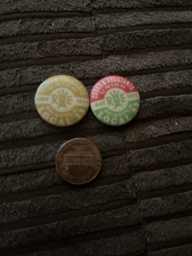 Seattle Cooks & Assistants Union Local 33 Pinback Button 7/8” Dec 1971 - Picture 4 of 4