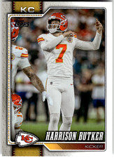 2026 Topps Flagship Football #98 HARRISON BUTKER Kansas City Chiefs