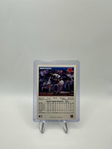 1993 Donruss Mike Piazza 209 Rated Rookie Dodgers HOF - Picture 2 of 2