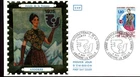 IWY INTERNATIONAL WOMEN'S YEAR 1975 FRENCH ANDORRA SILK FDC