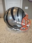 Jamarr Chase Signed F/S Replica Flash Helmet Has Scuff As Shown Beckett