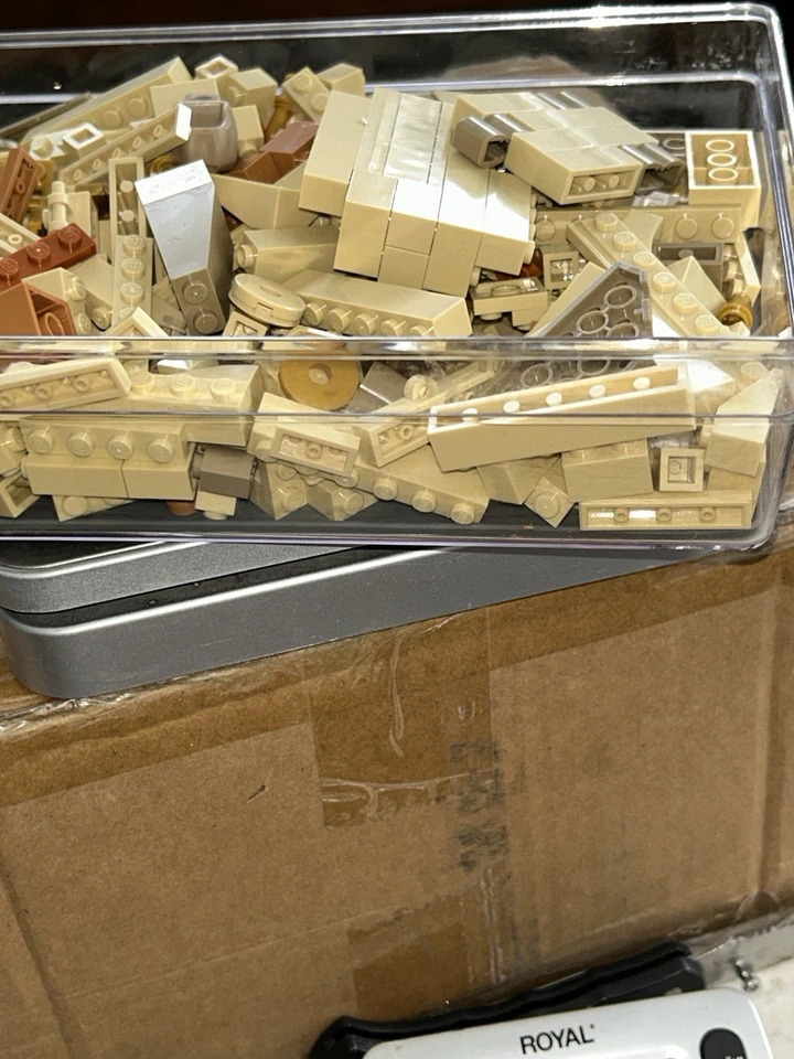 Lego ladrillos bronceados en su mayoría piezas pequeñas lote a granel 1,3 libras Foto 2 de 4