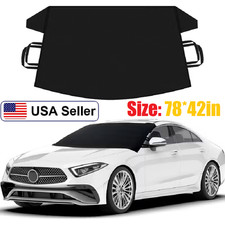 Winter Car Windshield Snow Cover Anti-Freeze 600D Oxford for Cars SUVs  Trucks
