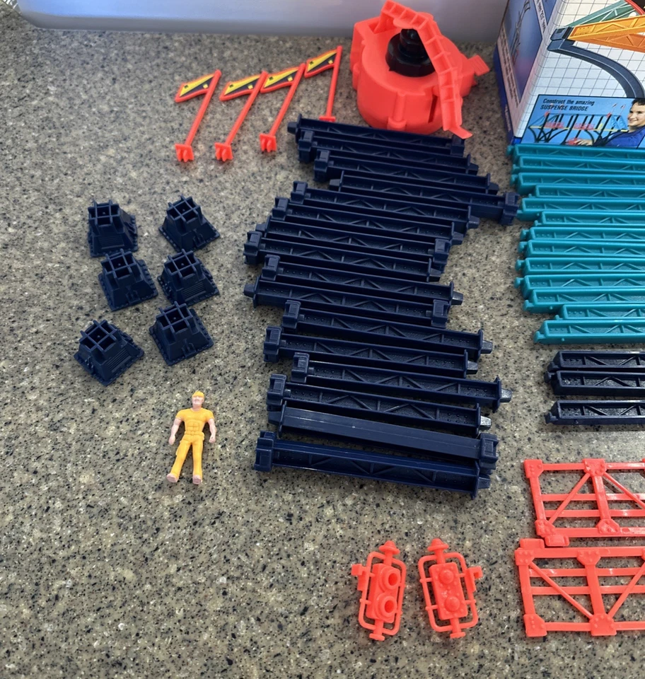 1989 Kenner Building Blasters Suspense мост детонатор мин #16060 полный комплект - Изображение 4 из 4