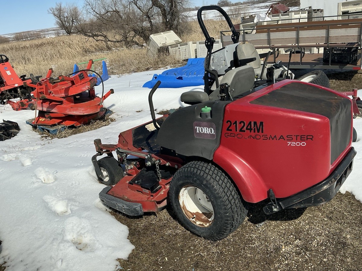 toro zero turn 7200 kubota diesel mower Meter Reads Only 1500