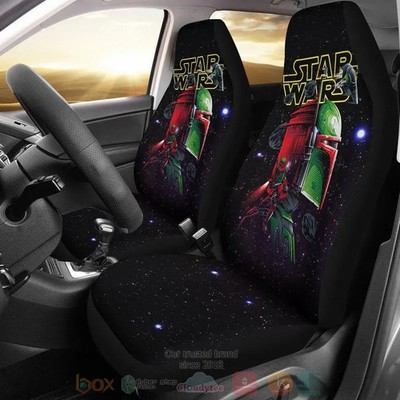 Star Wars The Mandalorian Mask Galaxy Car Seat Covers Limited Edition