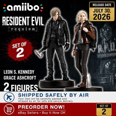 Preorder amiibo Resident Evil Requiem Leon & Grace Set of 2