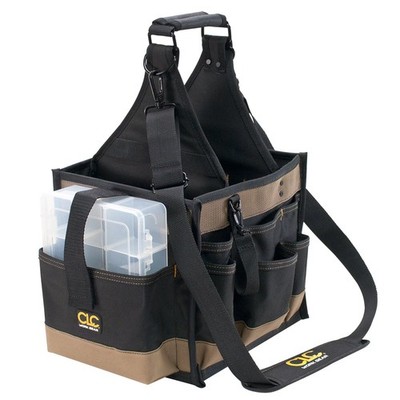 CLC 1528 Large Electrical and Maintenance Tool Carrier, Black
