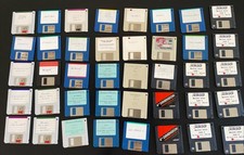 VTG Lot 40 Apple Floppy Disks Classic Mac, Misc Software, Games, Utility, Demo 