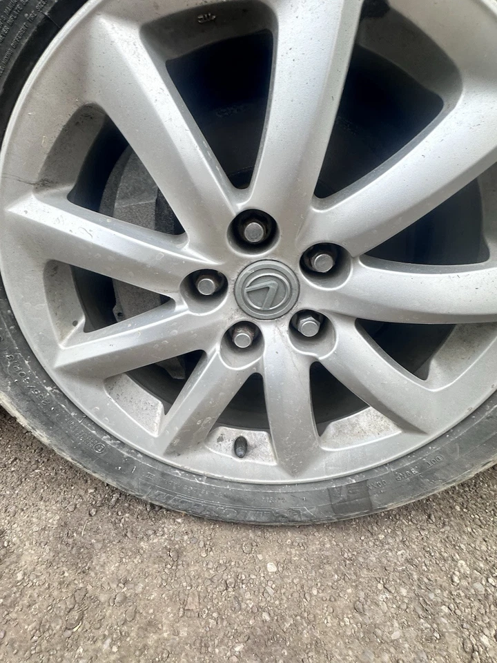 Алюминиевый обод колеса 18 дюймов для Lexus LS460 LS600h 2007-2012 годов выпуска с центральным колпаком 👍 от оригинального производителя 74195 - Изображение 4 из 4