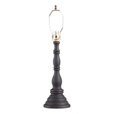 Davenport Lamp Base in Hartford Black over Red