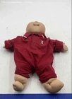 Cabbage Patch Kids Green Eyes Wearing Red Outfit Soft Baby Boy Doll