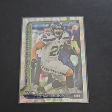 Topps Chrome Zach Charbonnet Seattle Seahawks Football Trading Card