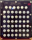 1946 To 1964D Complete Eisenhower Silver 10C in Capital Holder