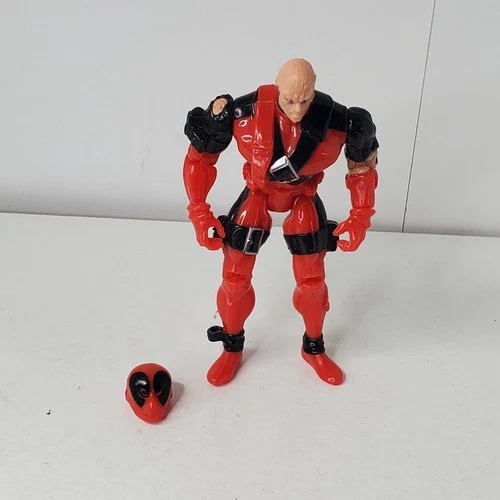 Vintage 1995 Toy Biz X-Men X-Force Marvel Comics DEADPOOL 5" Action Figure Mask