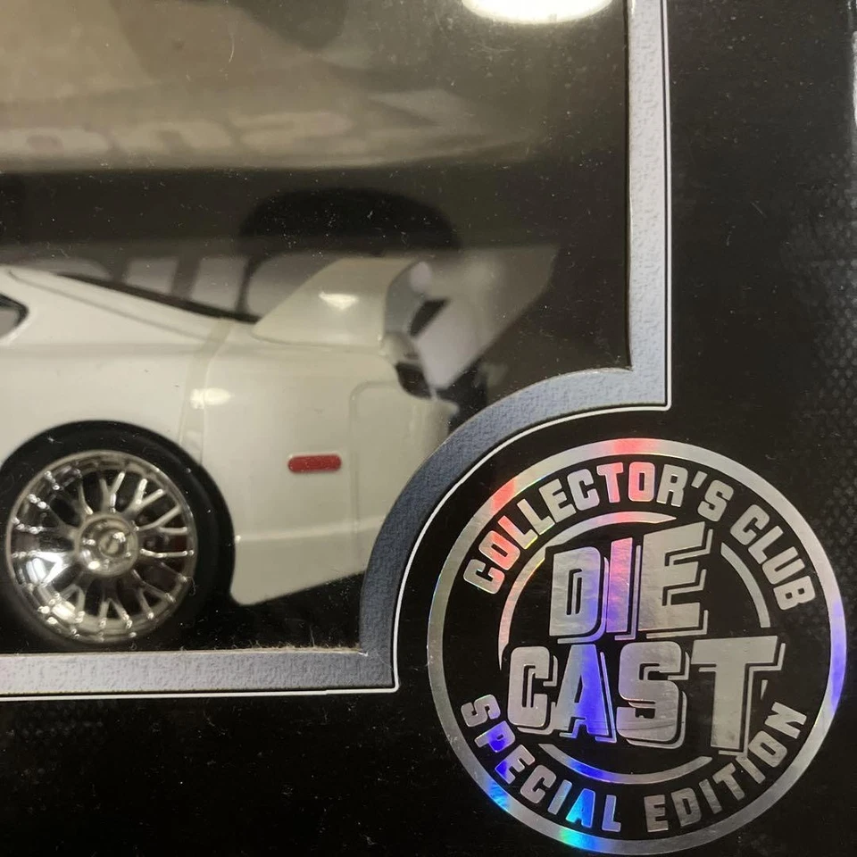Brian's Toyota Supra Mini Car 1/18 Scale Fast and Furious White Used - Image 2 of 4
