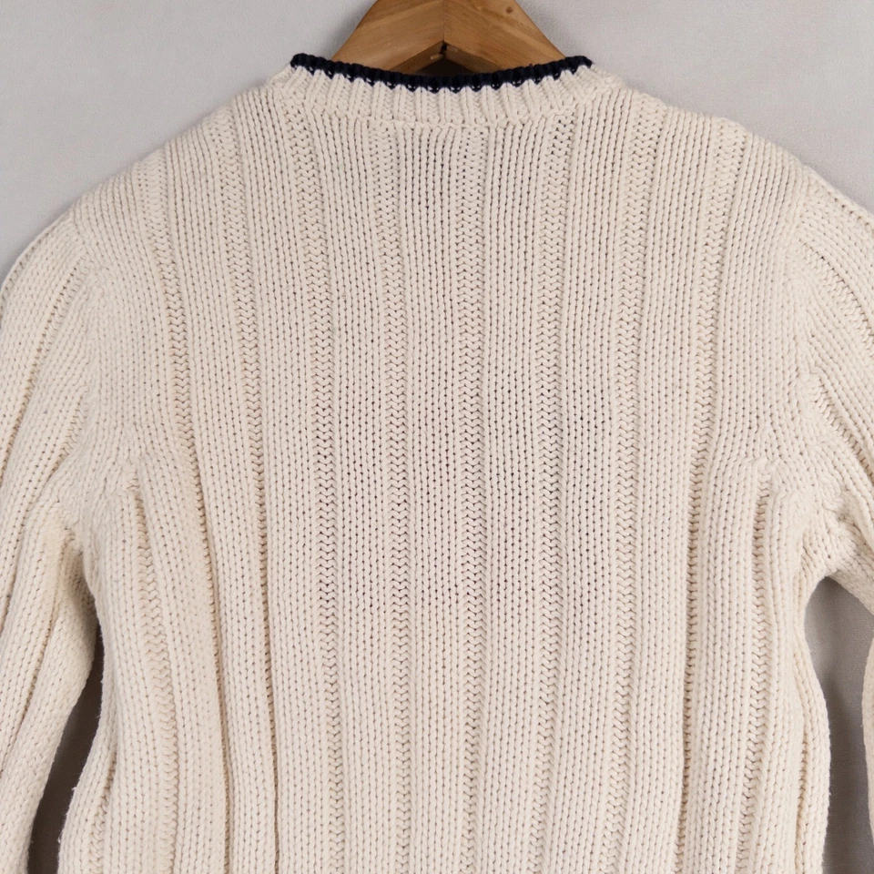 VTG Ralph Lauren Polo Jeans Co USA American Flag Sweater Womens Small Y2K Preppy - Image 4 of 4