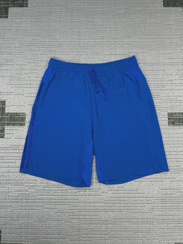 Adidas Ivy Park Shorts Womens Small Blue Stretch Mid Rise Athleisure Gym