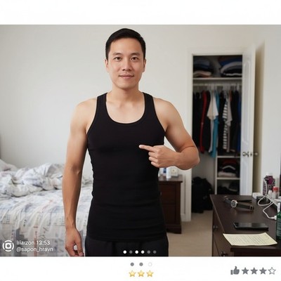 Herren Unterhemd 5er Pack Baumwolle Tank Top Alltagsstil Casual Mehrgrößen