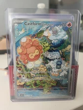Castform Sunny Form 195/191SV08: Surging Sparks Holo Illustration Rare Pokémon