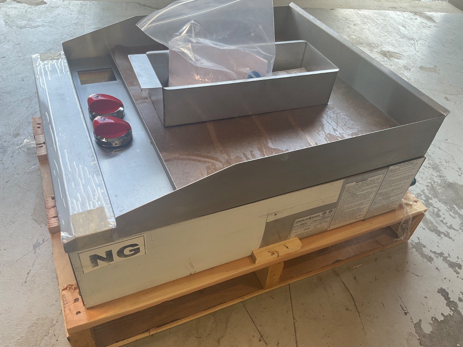 American Range AEMG-24 Griddle Natural Gas New In Crate