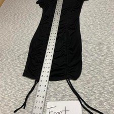 Better Be Black mini dress with ruched side women M . SKU-C59