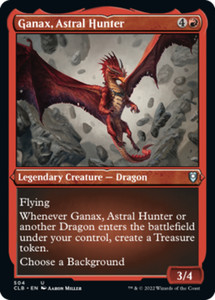Ganax, Astral Hunter - Foil Etched - Commander Legends: Battle for Baldur's Gate #504