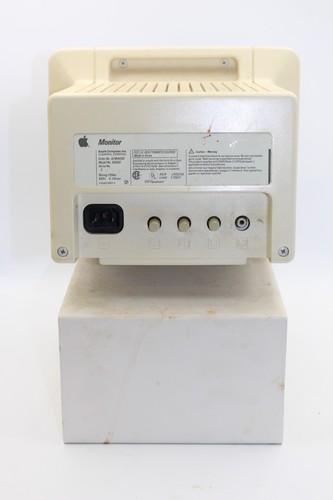 Apple IIC A2S4000 computer e alimentatore vintage + monitor e supporto - Foto 10 di 13
