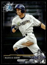 2017 Bowman Chrome Prospects Mauricio Dubon Milwaukee Brewers #BCP40