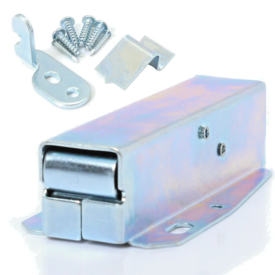 Attic/Loft Door Lock Touch Catch ~Surface Mounted~ Hatch Push Cupboard/Latch Box - Image 3 of 4