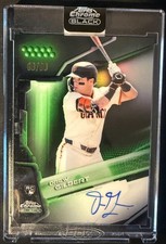 2026 Topps Chrome Black Drew Gilbert #CBA-DGI Green Refractor Auto 60/99 ENCASED