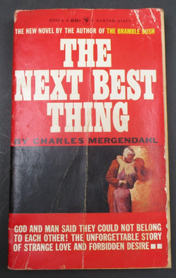THE NEXT BEST THING by Charles Mergendahl Bantam Book 2nd Print 1961 Paperback