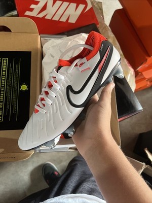 Nike Tiempo Legend 10 Elite SG-PRO AC White Football Boots (DV4329-100) Size 6