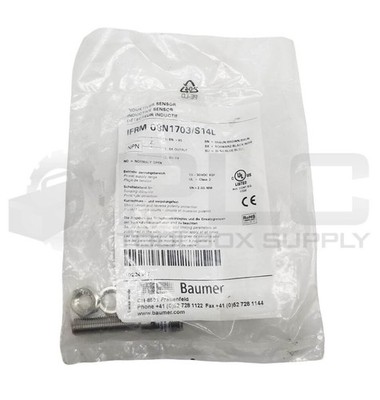 SEALED NEW BAUMER IFRM 08N1703/S14L INDUCTIVE PROXIMITY SENSOR IFRM-08N1703/S14L